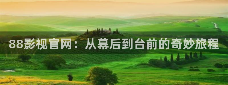 奇优影院新电影：88影视官网：从幕后到台前的奇妙旅程
